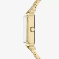 Geneva Womens Crystal Accent Gold Tone Bracelet Watch Fmdjm300