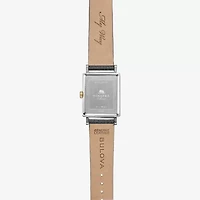 Bulova Frank Sinatra Mens Gray Leather Strap Watch 98a261