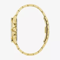 Bulova Diamond Mens Gold Tone Stainless Steel Bracelet Watch 98e113