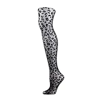 MeMoi Womens Leopard Sheet Light Support 1 Pair Tights