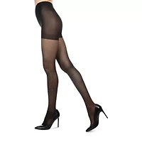 MeMoi Womens All Over Rhinestone Sheer Light Support 1 Pair Floral Tights