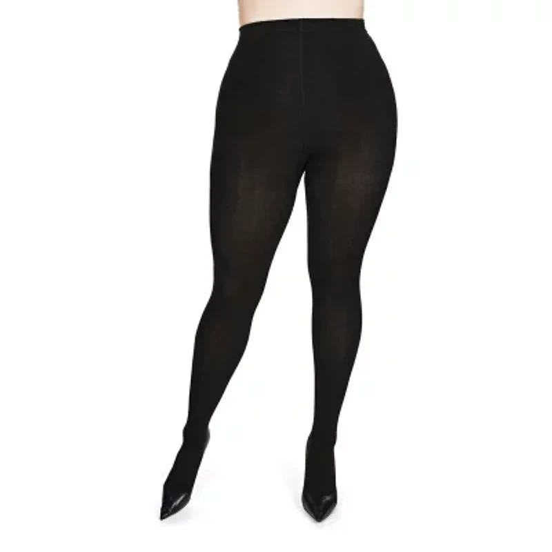 MeMoi Womens Flat Knit Sweater 1 Pair Tights