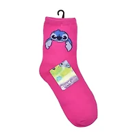 Womens 2-pc. Lilo & Stitch Crew Socks