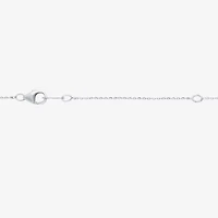 Floating Diamonds (F / Vs2) Womens CT. T.W. Lab Grown White Diamond 14K White Gold Round 18 Inch Pendant Necklace