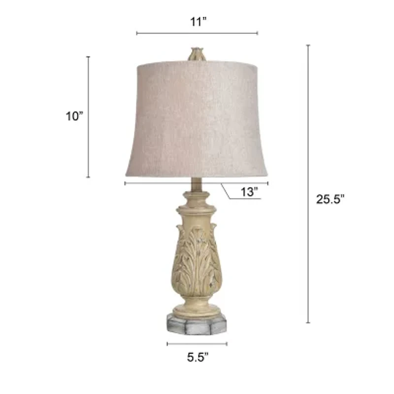 Stylecraft 13 W Gray Wash Table Lamp