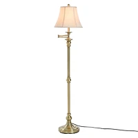 Stylecraft 14 W Antique Brass Floor Lamp