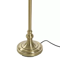 Stylecraft 14 W Antique Brass Floor Lamp