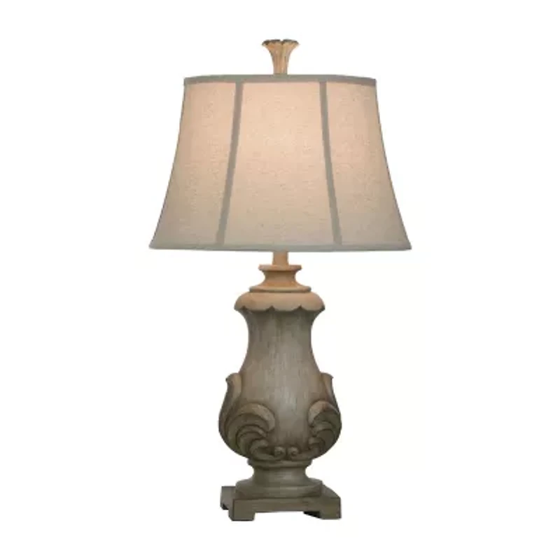 Stylecraft 16.5 W Chrysta Cream Table Lamp