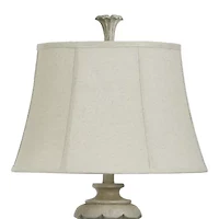 Stylecraft 16.5 W Chrysta Cream Table Lamp