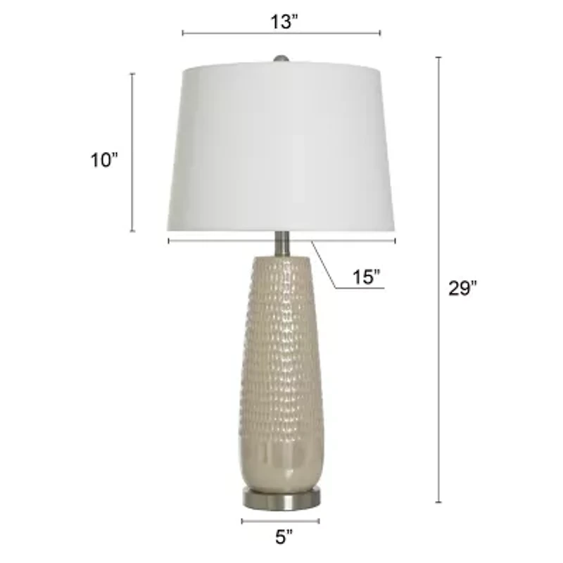 Stylecraft 29" Starlite Ceramic Table Lamp