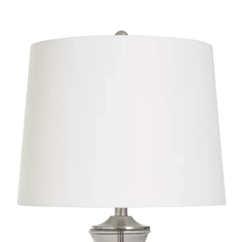 Stylecraft 32" Smoked Glass Table Lamp