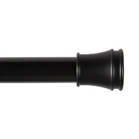 Kenney Twist & Fit No Tools 48-84 Adjustable Tension Closet/Utility Curtain Rod