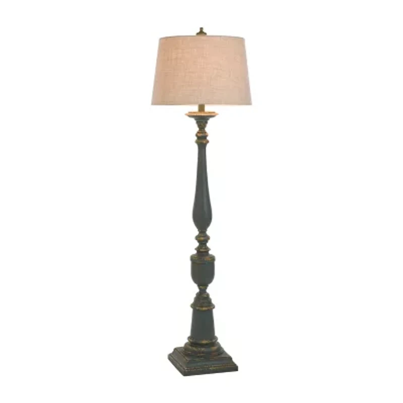 Stylecraft Distressed Avignon Floor Lamp