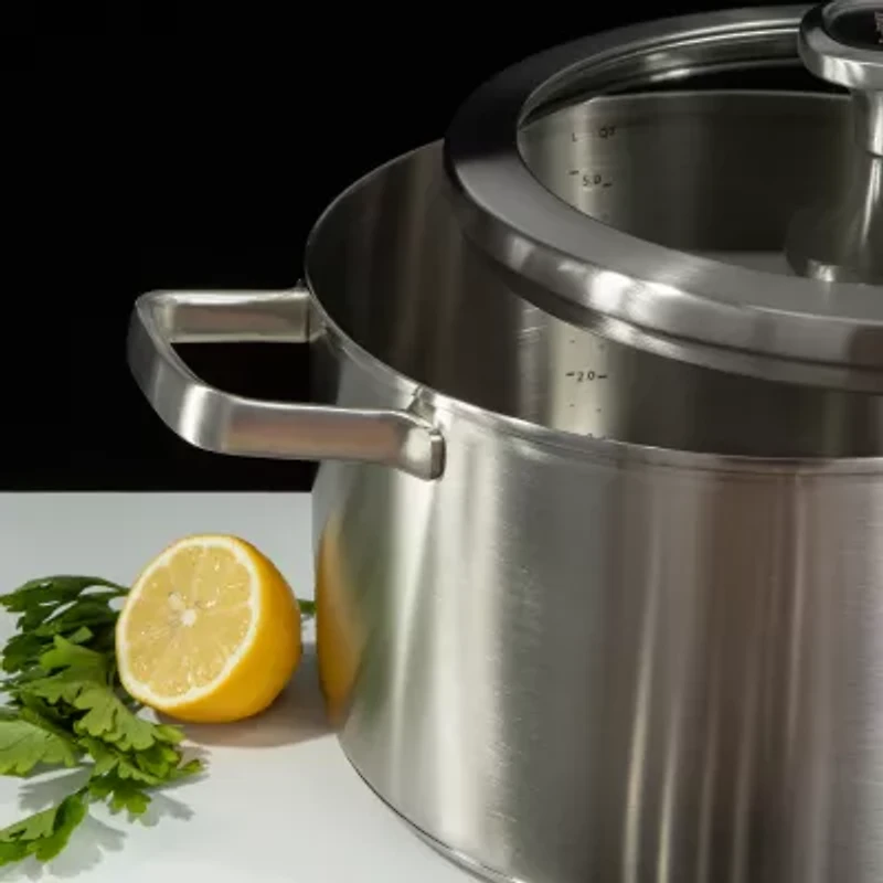 BergHOFF Leo Graphite Recycled 18/10 Stainless Steel 3-pc. Steamer Set