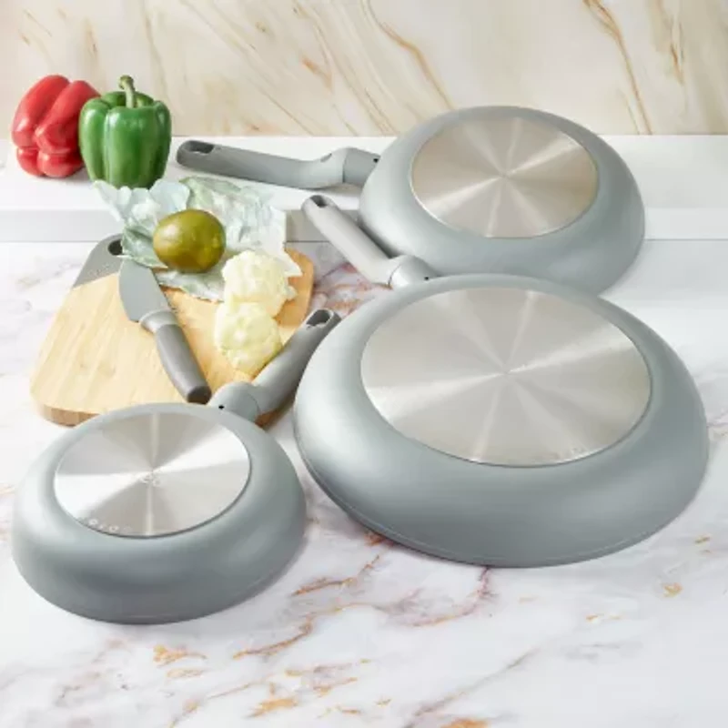 BergHOFF Balance Ceramic Non-Stick 3-pc. Frypan Set
