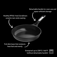 BergHOFF Leo Phantom Ceramic Non-Stick 2-pc. Frypan Set