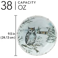 Certified International Winter's Frost 4-pc. Earthenware Soup Bowl