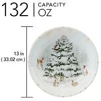Certified International Winter's Frost Serving Bowl