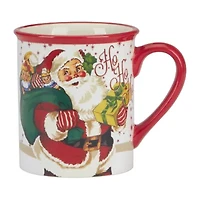 Certified International Santa's Retro 4-pc. Coffee Mug