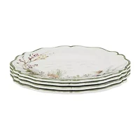 Certified International Winter Forest 4-pc. Melamine Salad Plate