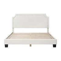 Lumi Nailhead Queen Bed