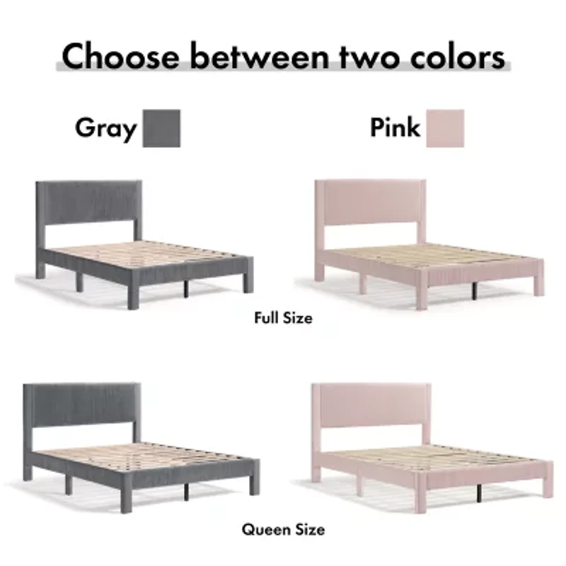 Roco Upholstered Panel Bed