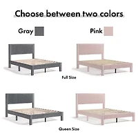 Roco Upholstered Panel Bed