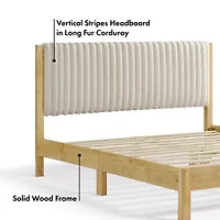 Alder Queen Upholstered Bed