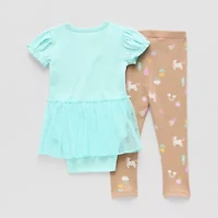 Okie Dokie Baby Girls 2-pc. Pant Set