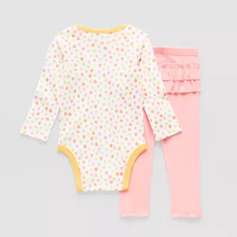 Okie Dokie Baby Girls 2-pc. Pant Set