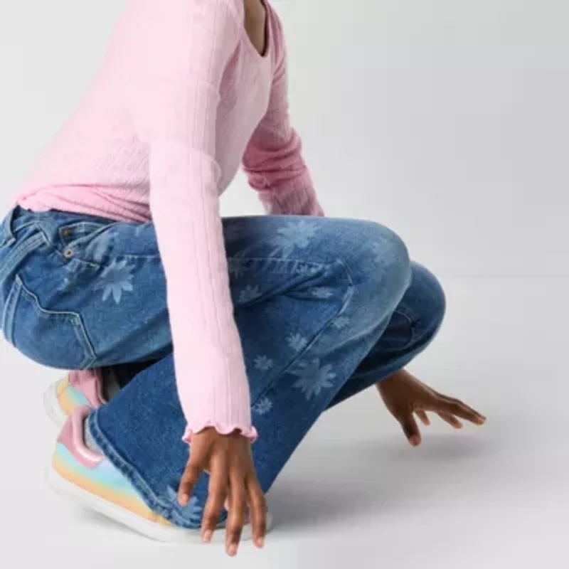Thereabouts Little & Big Kid Girls Flare Leg Jean