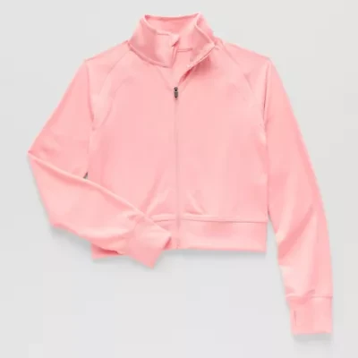 Xersion Little & Big Kid Girls Lightweight Track Jacket