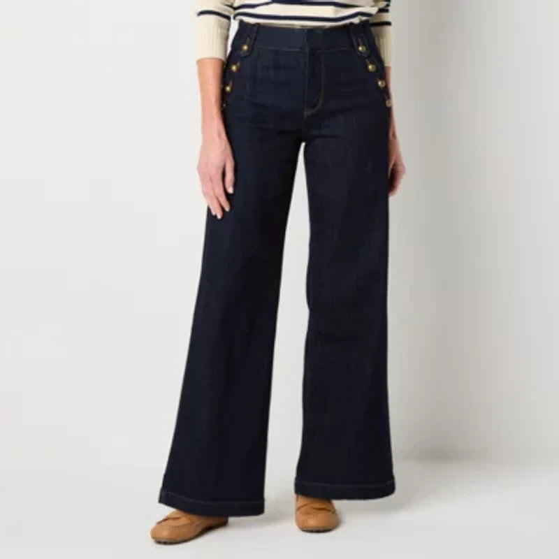 St. John's Bay Tall Womens High Rise Loose Fit Jean