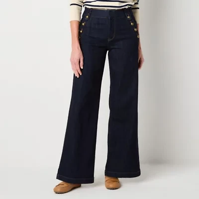 St. John's Bay Tall Womens High Rise Loose Fit Jean