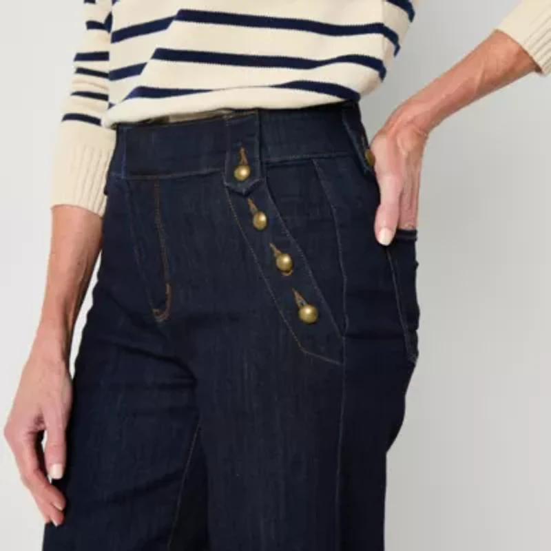 St. John's Bay Tall Womens High Rise Loose Fit Jean