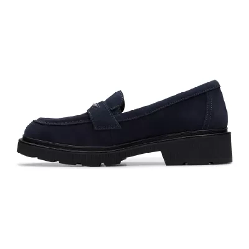 Clarks Lauryl Step Womens Moc Closed Toe Loafers