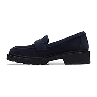 Clarks Lauryl Step Womens Moc Closed Toe Loafers