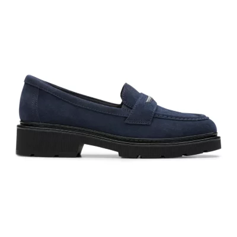 Clarks Lauryl Step Womens Moc Closed Toe Loafers