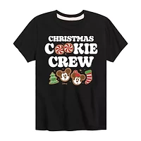 Disney Collection Boys Crew Neck Short Sleeve Mickey and Friends Graphic T-Shirt