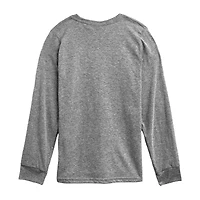 Disney Collection Boys Crew Neck Long Sleeve Mickey and Friends Mouse Graphic T-Shirt