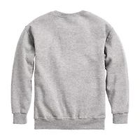 Disney Collection Boys Crew Neck Long Sleeve Mickey Mouse Sweatshirt