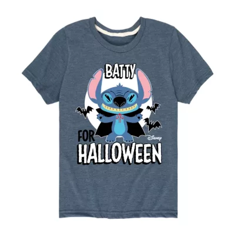 Disney Collection Boys Crew Neck Short Sleeve Regular Fit Graphic T-Shirt