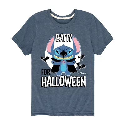 Disney Collection Boys Crew Neck Short Sleeve Graphic T-Shirt