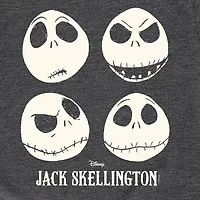 Disney Collection Boys Crew Neck Short Sleeve Nightmare Before Christmas Graphic T-Shirt