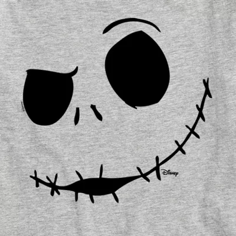 Disney Collection Boys Crew Neck Short Sleeve Nightmare Before Christmas Graphic T-Shirt