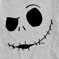 Disney Collection Boys Crew Neck Short Sleeve Nightmare Before Christmas Graphic T-Shirt