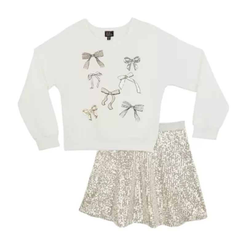 Lilt Big Kid Girls 2-pc. Skirt Set