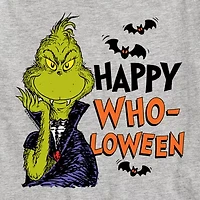 Little & Big Kid Boys Crew Neck Short Sleeve Regular Fit Grinch Graphic T-Shirt