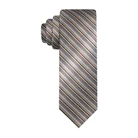 Van Heusen Taupe Shaded Striped Tie