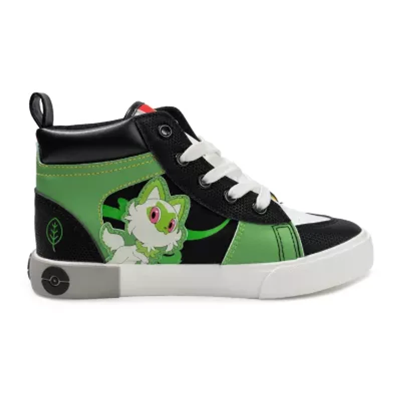 Ground Up Boys Pokemon Hightop Little & Big Kid Sneakers
